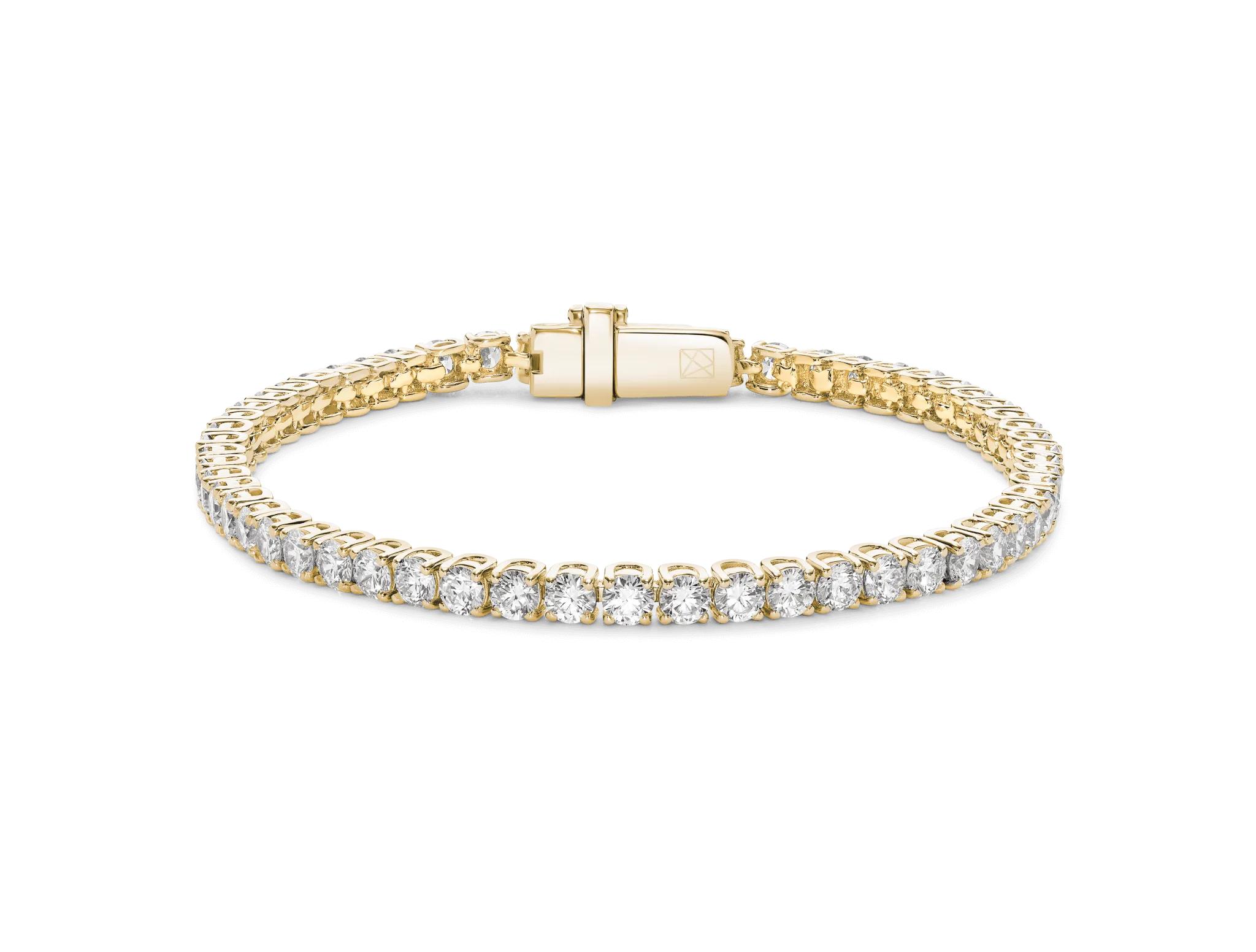 Lab-Grown Diamond Small Tennis Bracelet - E-F color, 7" length | White