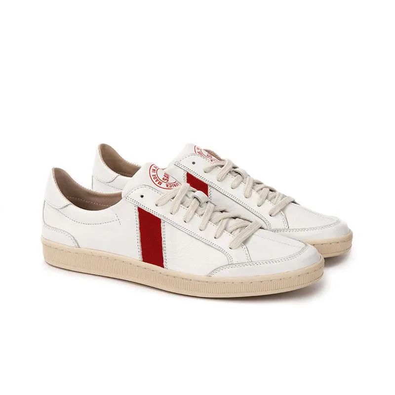 Lafrica Leather White Red