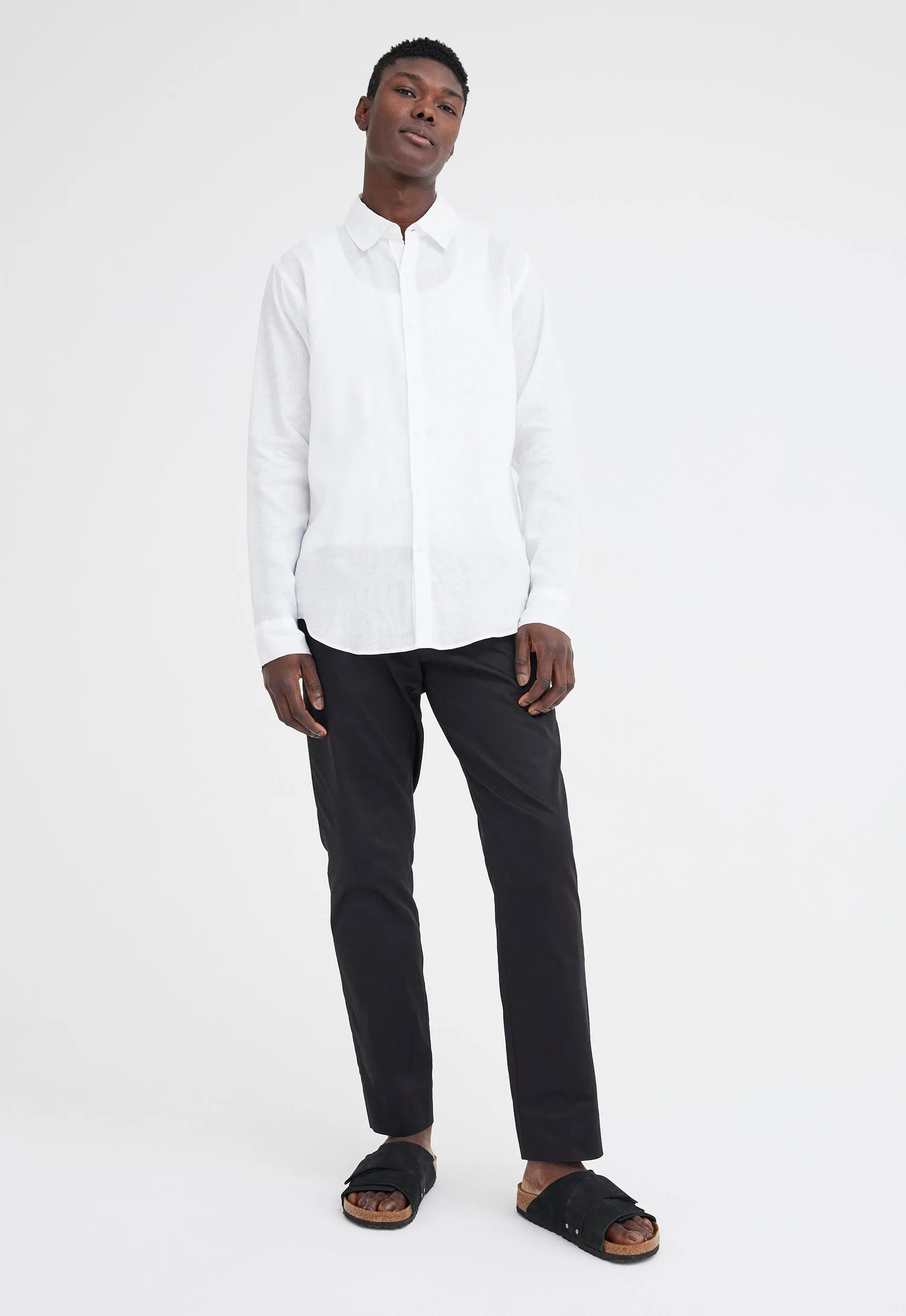 Levy Linen Shirt - White