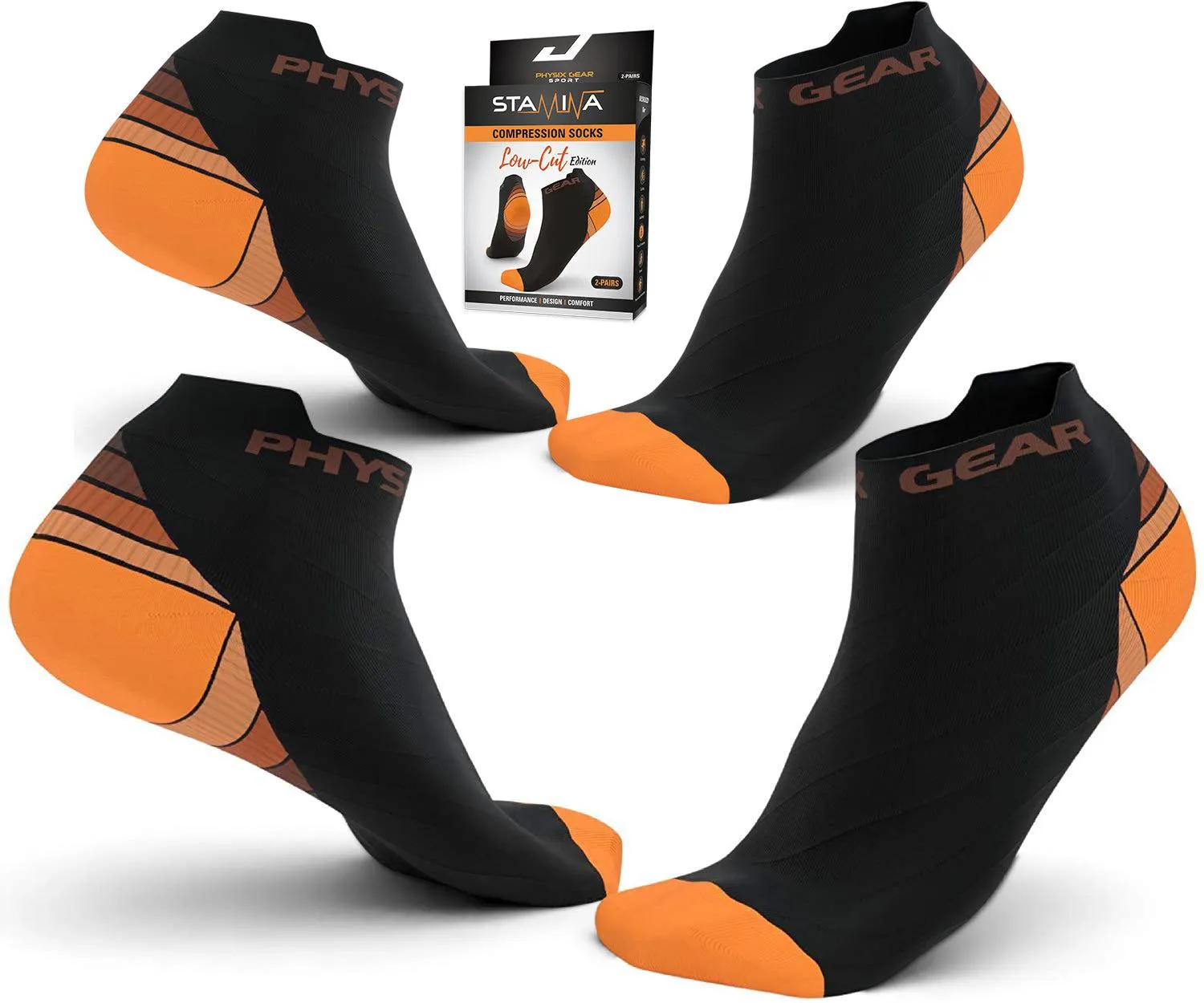 Low Cut Compression Socks - Comfort and Support for Active Feet