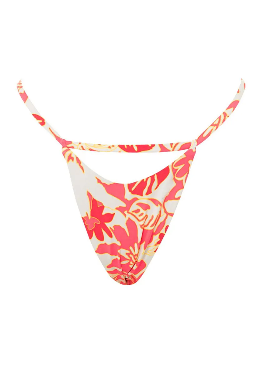 Maaji Abstract Garden Mission Single Strap Bikini Bottom