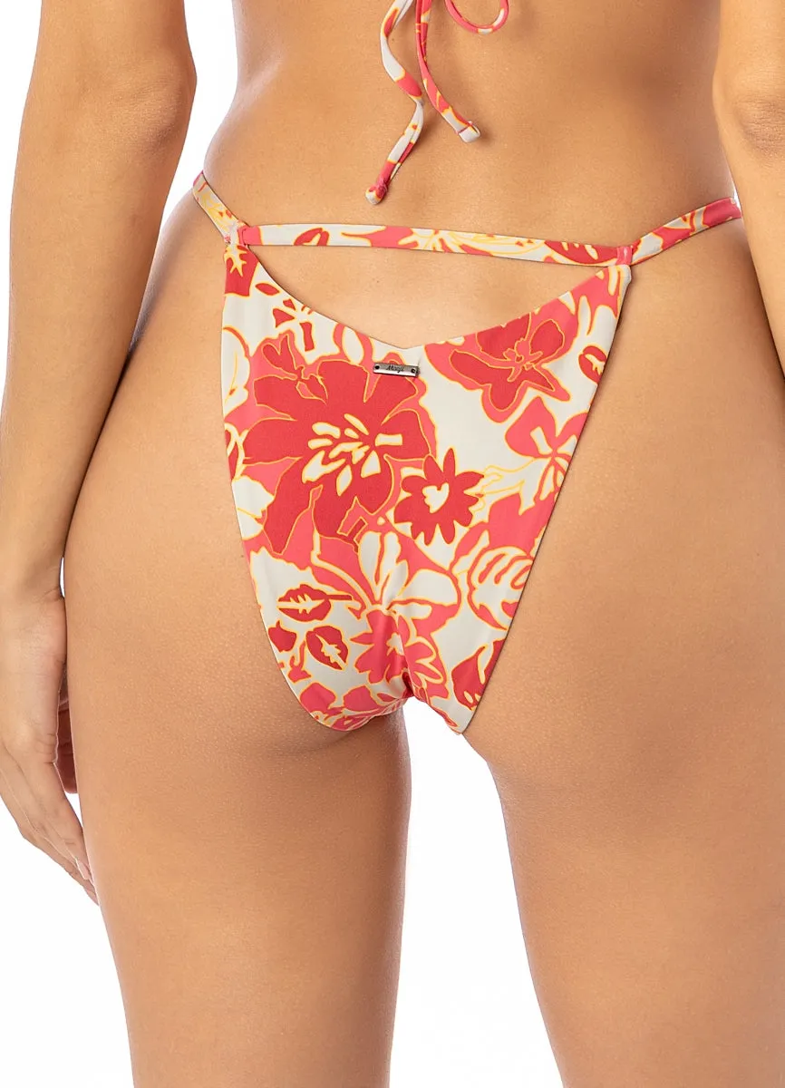 Maaji Abstract Garden Mission Single Strap Bikini Bottom