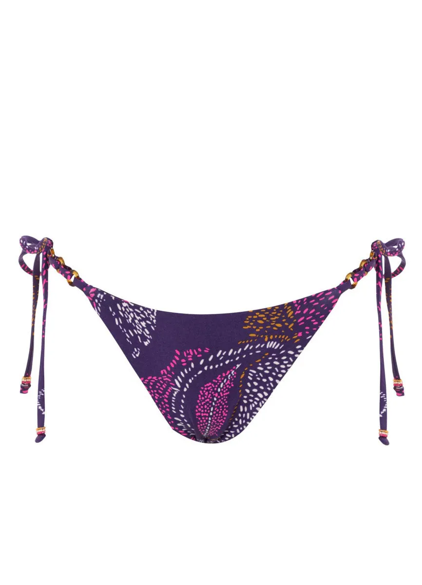 Maaji Batik Floral Sunlit Tie Side Bikini Bottom