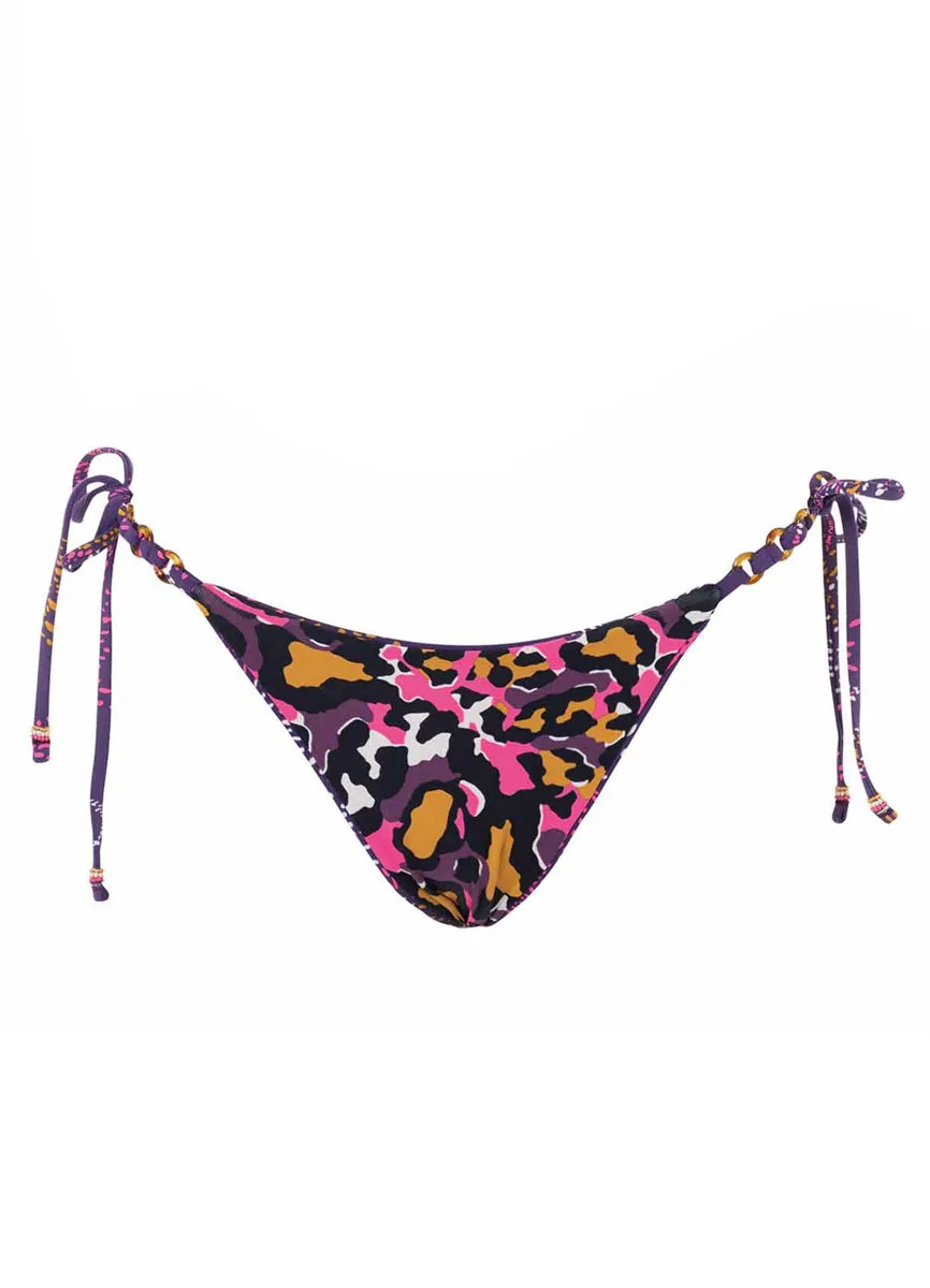 Maaji Batik Floral Sunlit Tie Side Bikini Bottom