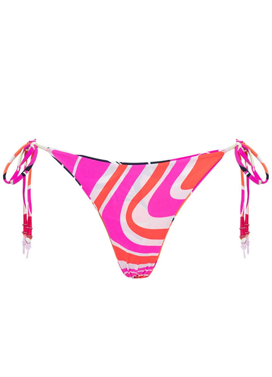 Maaji Jungle Reef Sunning Low Rise Tie Side Bikini Bottom