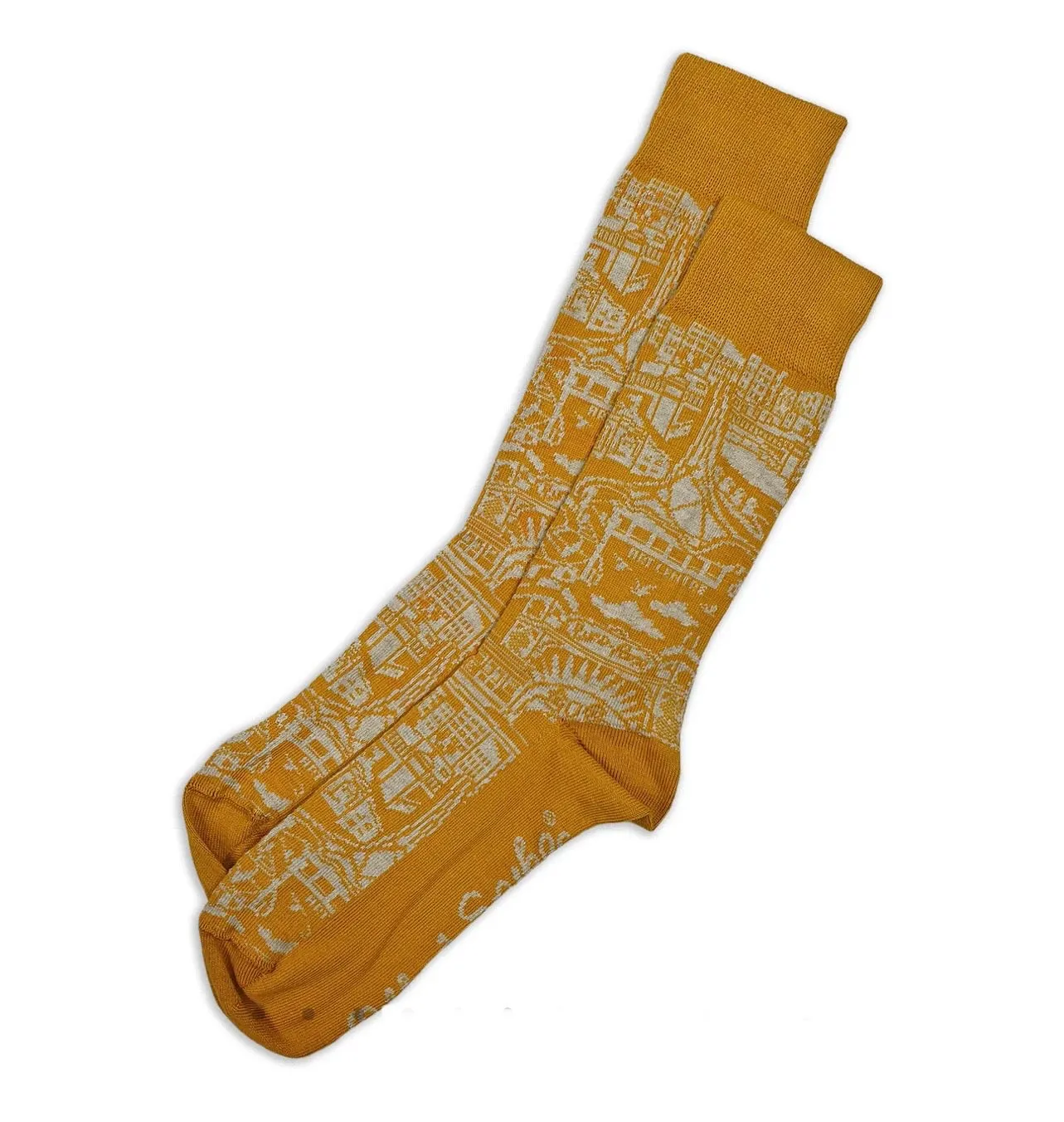 Melbourne Socks - Australian Cotton - Mustard