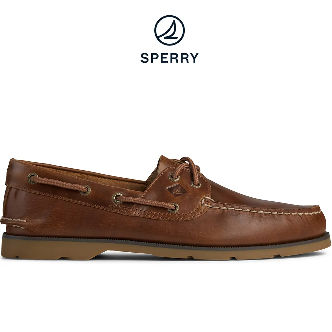 Men's Leeward Yacht Club Boat Shoe - Tan (STS18231)