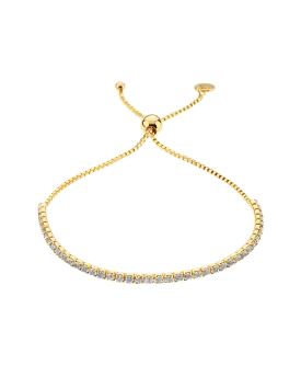 Mila Bracelet Blue 18ct Gold Plated