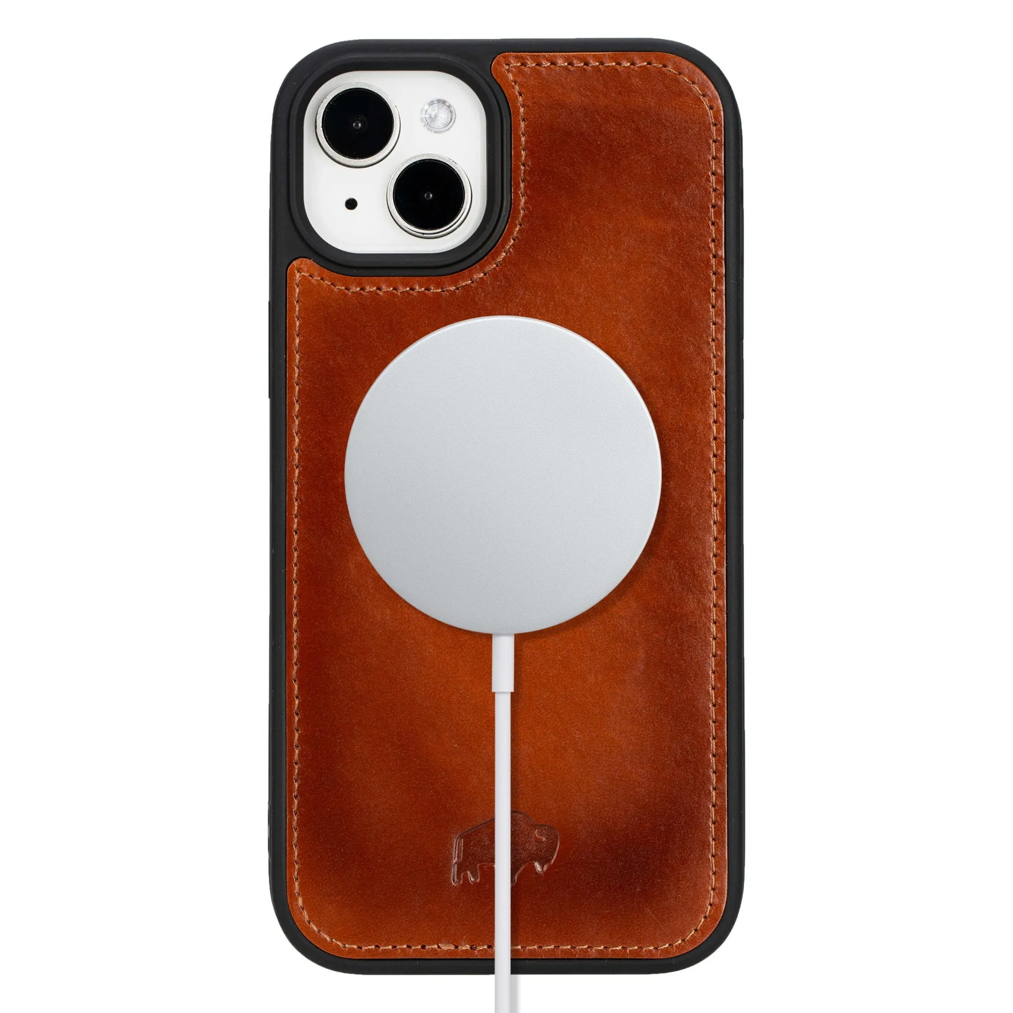 Modern York iPhone 15 Plus Case, Burnished Tan