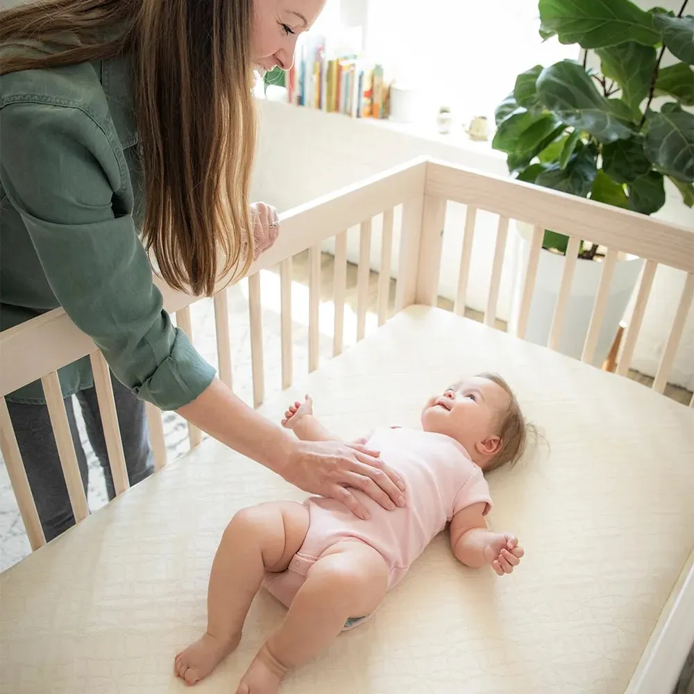 Naturepedic Lightweight Organic Breathable Ultra Baby Crib Mattress (2-Stage)