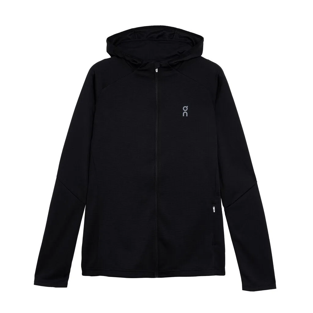 On Running Climate Zip Hoodie (Womens) - Black