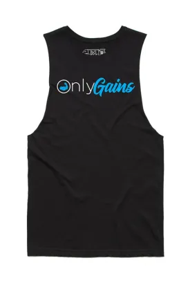 Only Gains Tank Cut-Off - Black