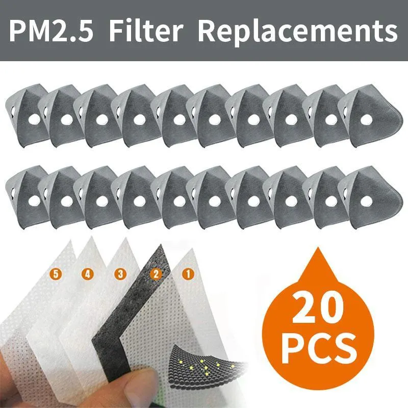 PM2.5 Filter Replacements(Apply to Protective Sports Masks)