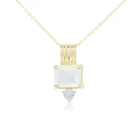 Priya Moonstone Gold Necklace