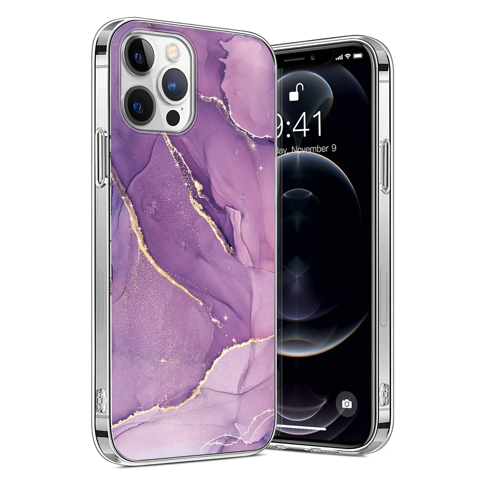 Purple Marble Series Case - iPhone 13 Pro Max