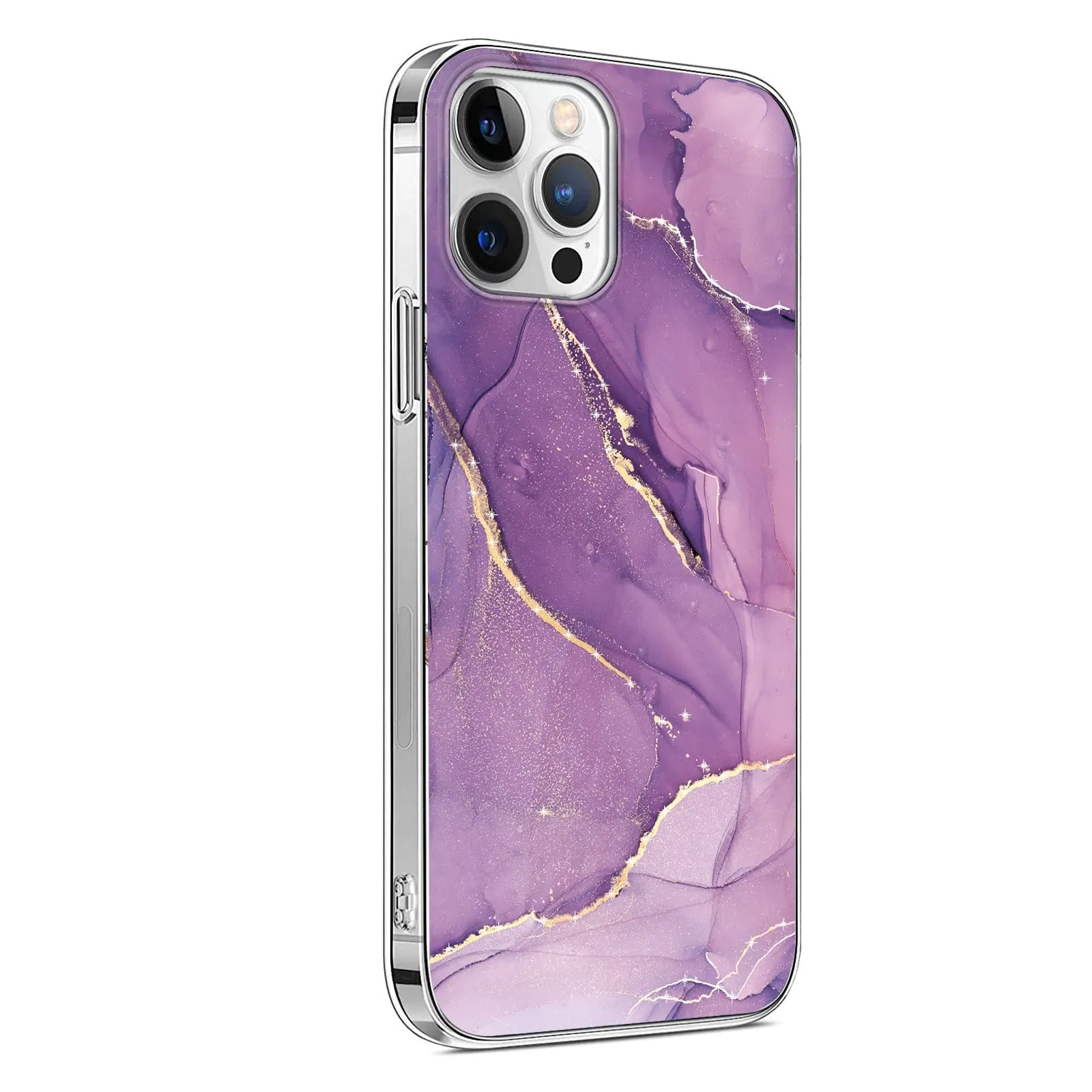 Purple Marble Series Case - iPhone 13 Pro Max