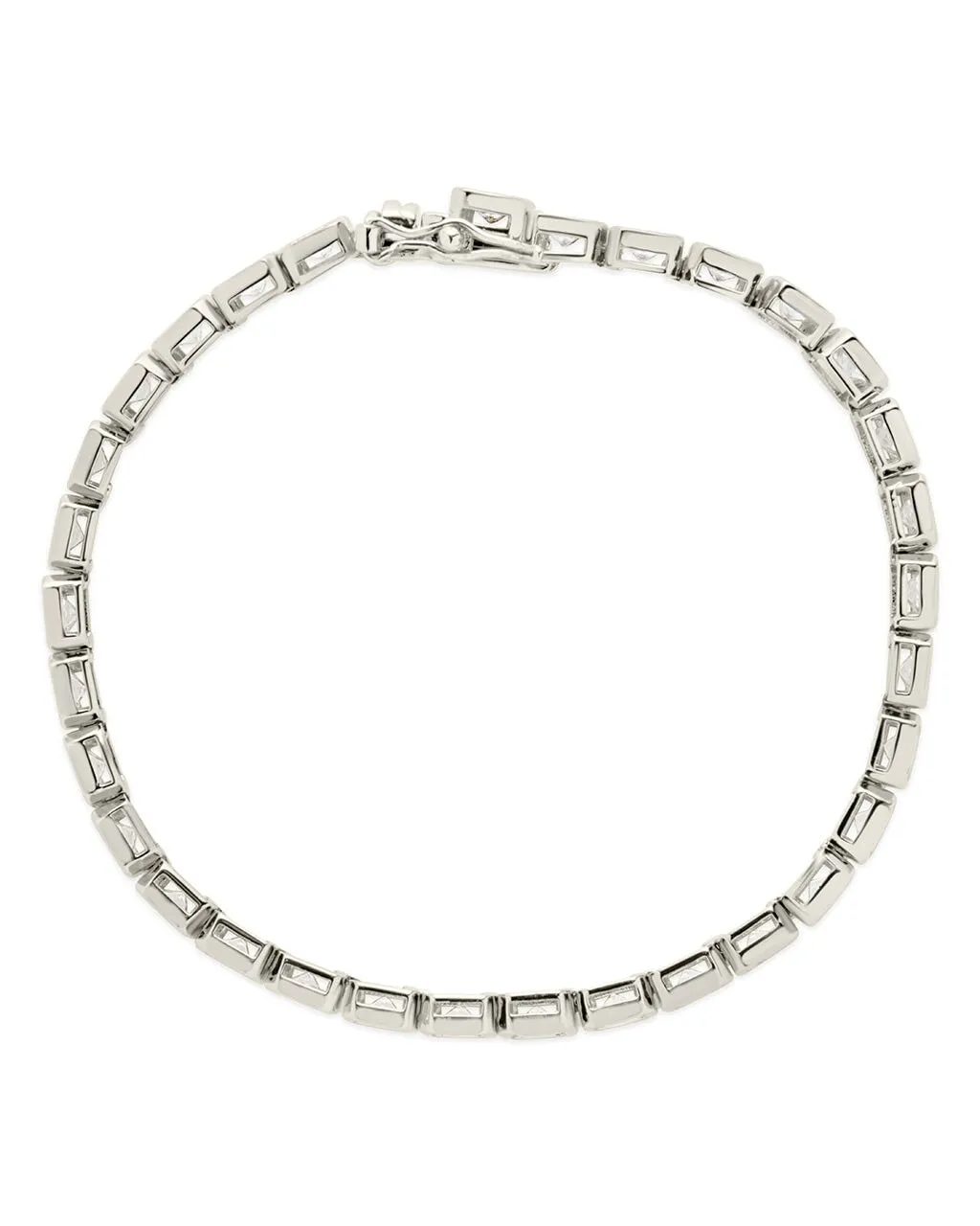 Roxie Bezel CZ Tennis Bracelet