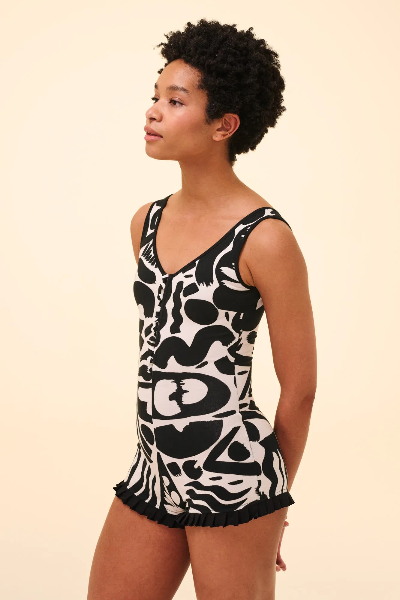 SEA CIRCUS PLAYSUIT - FLOW PRINT