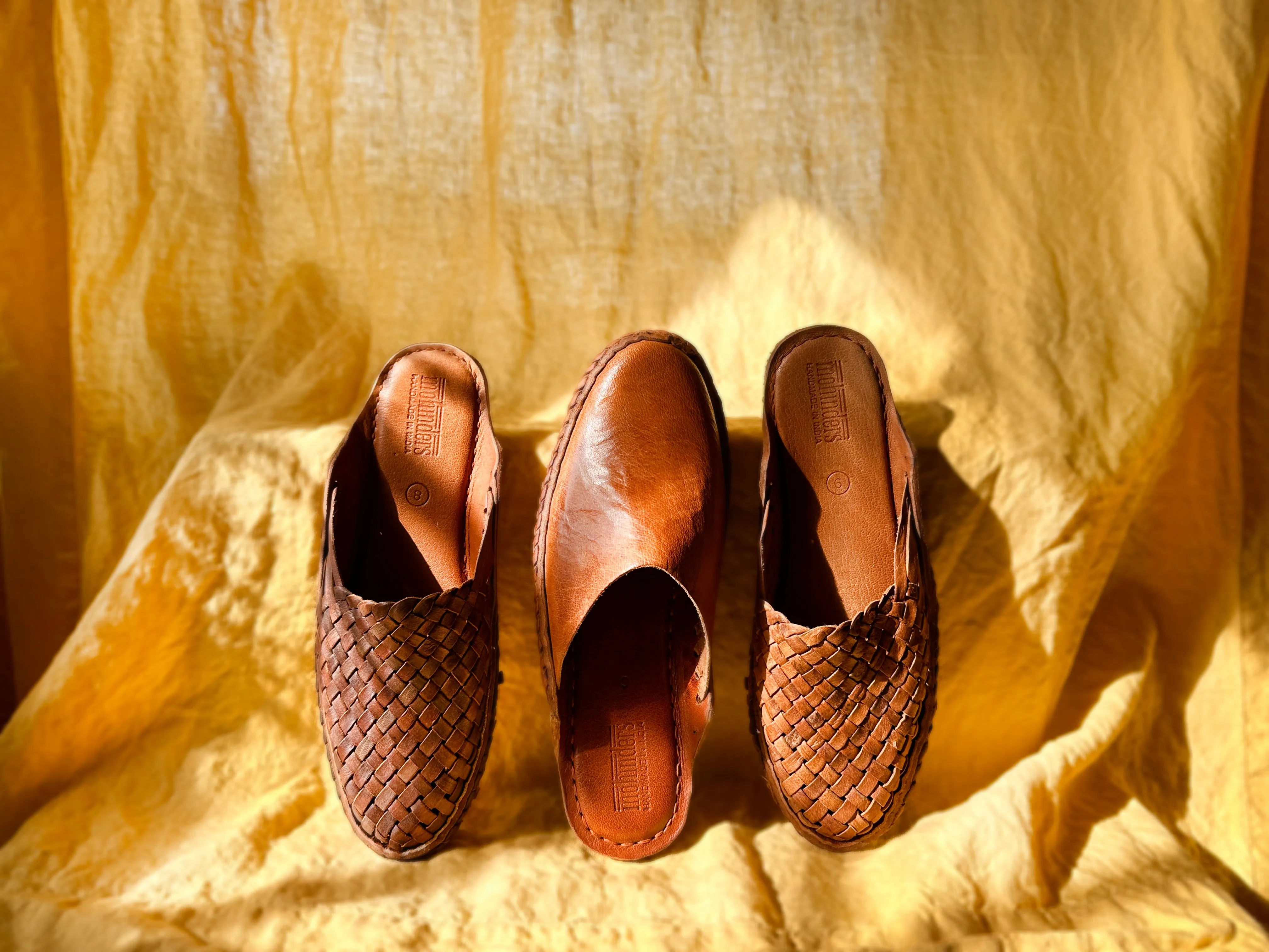 Seconds: Women's Woven Slide in Walnut