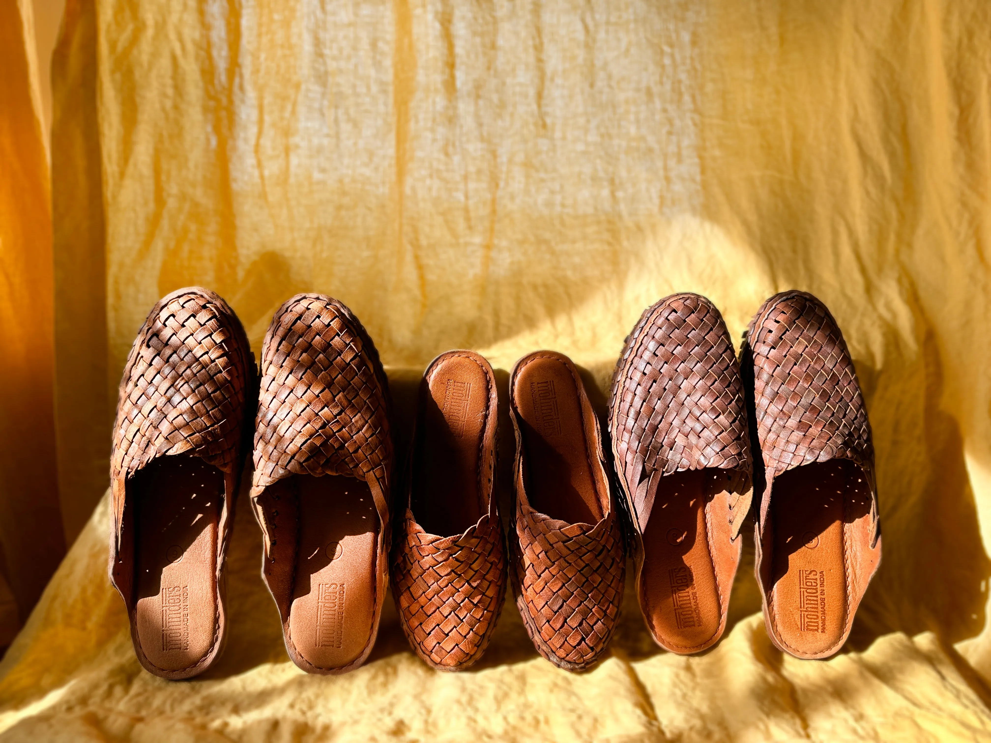 Seconds: Women's Woven Slide in Walnut