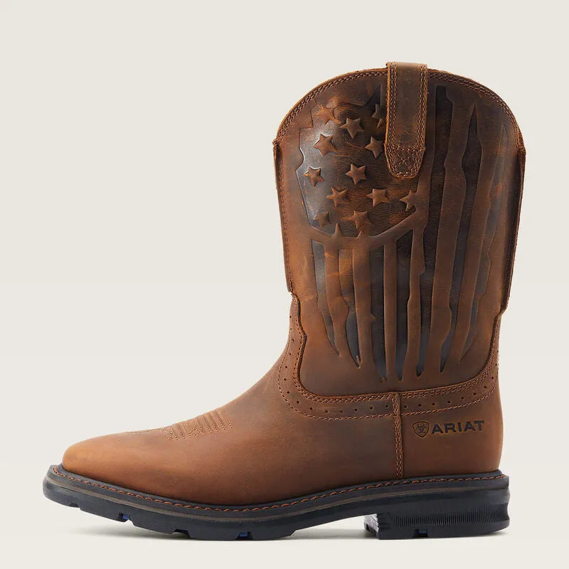 Sierra Shock Shield Patriot Work Boot