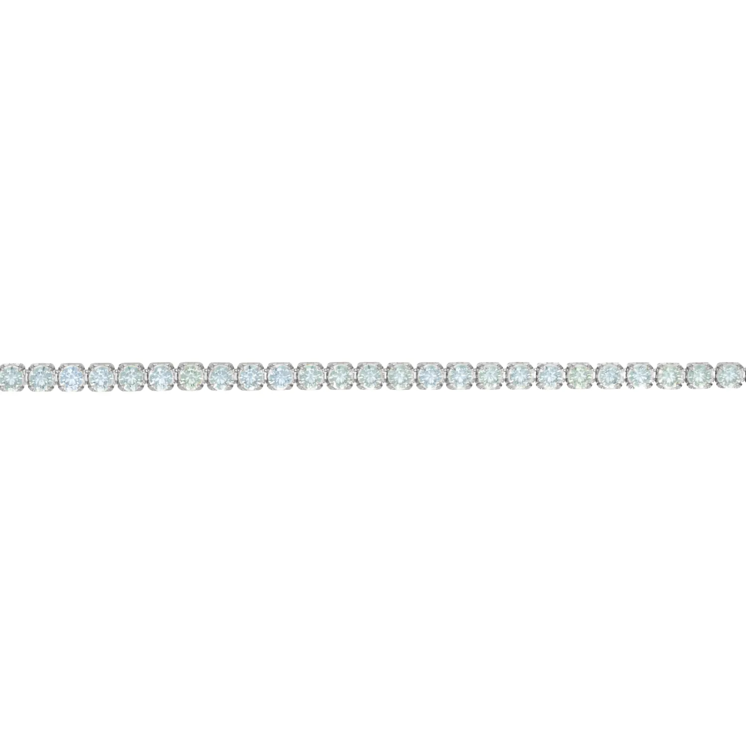 Silver Micro Tennis Bracelet