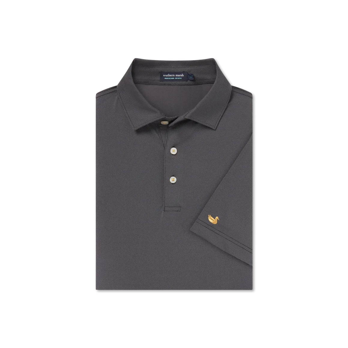 Southern Marsh-Varsity Performance Polo-Black w/Gold