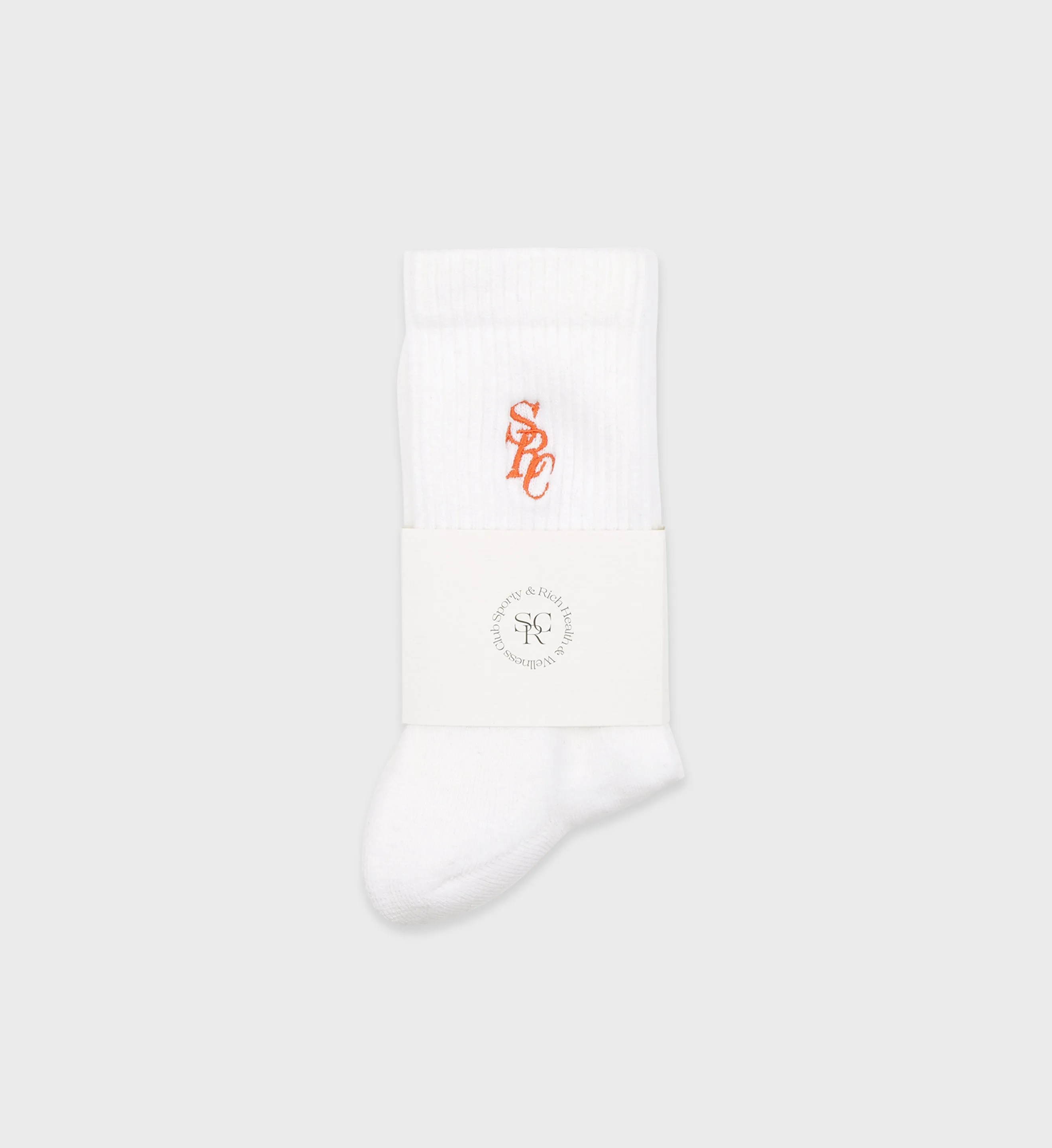 SRC Socks - White/Pomodoro