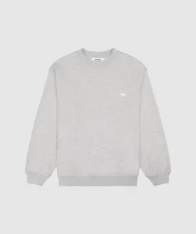 Tama Flag Crewneck - Grey Marle