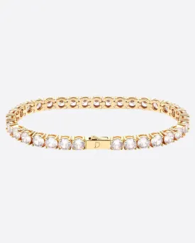 TENNISBOY BRACELET. - 5MM 18K GOLD