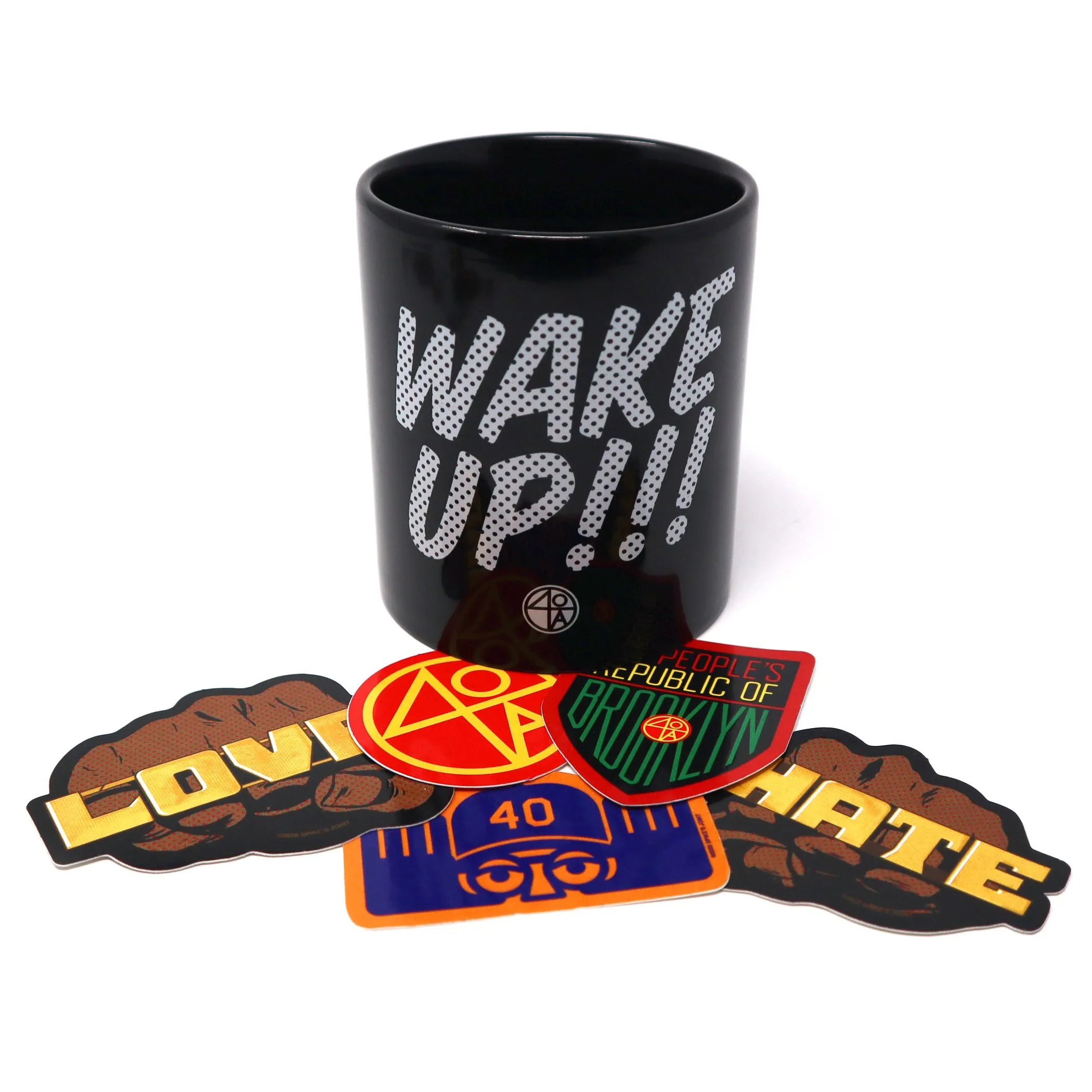 Wake Up Mug & Sticker Pack