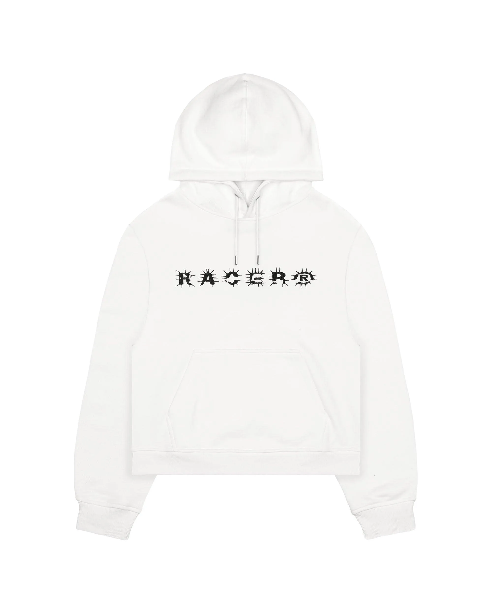 White Spike Hoodie