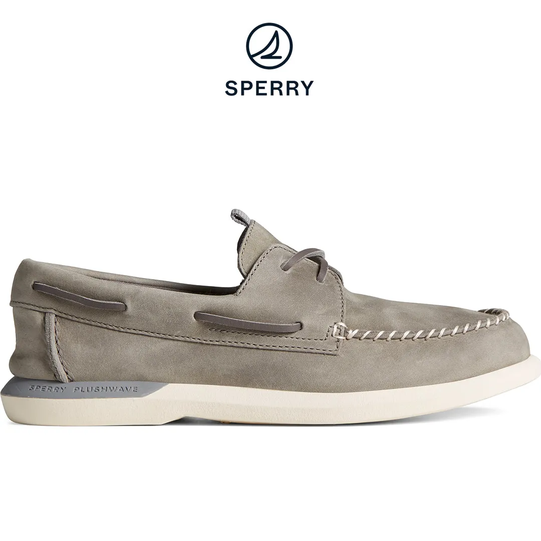 Women's Authentic Original PLUSHWAVE 2.0 Boat Shoe - Grey (STS87438)