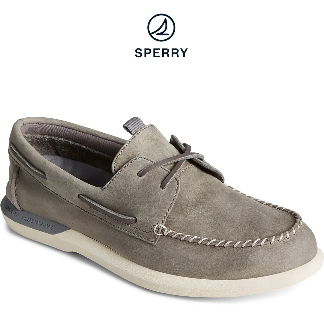 Women's Authentic Original PLUSHWAVE 2.0 Boat Shoe - Grey (STS87438)